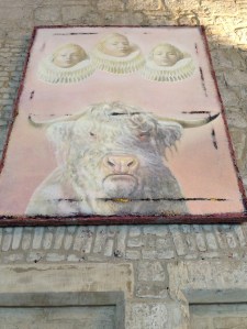 Eins von vier Werken von Eric Peters, die jetzt den Krönungssaal schmücken.