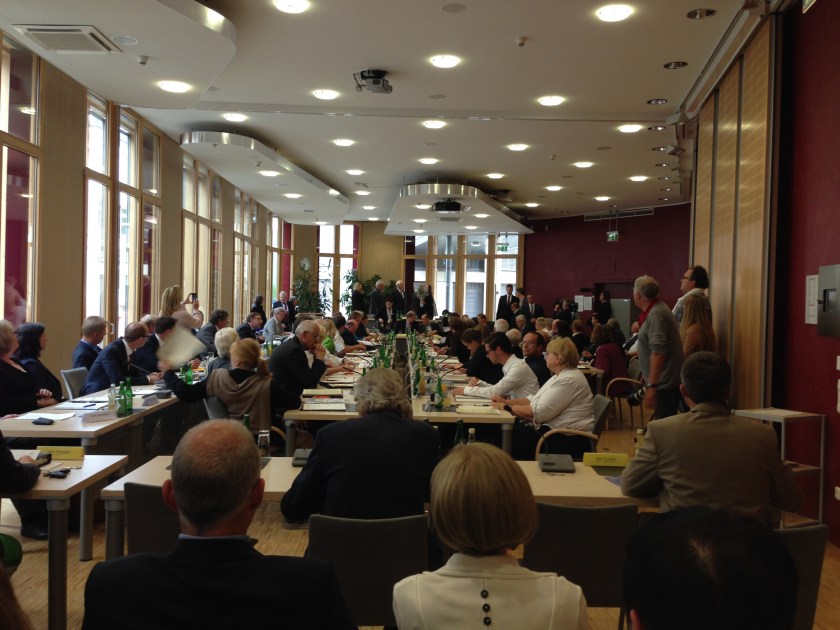 Das Parlament der Städteregion Aachen bei seiner ersten Sitzung nach der Kommunalwahl.