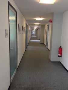 Die sachkundige Bürgerin und Autorin dieser Zeilen staunt: wahrlich endlose Flure. 