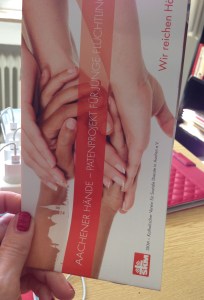 Flyer des Katholischen Vereins für soziale Dienste in Aachen.