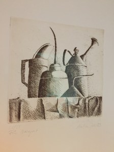 Eine Arbeit aus 1983 von Johanna Buchholz, die in Belgien und in Italien lebt.