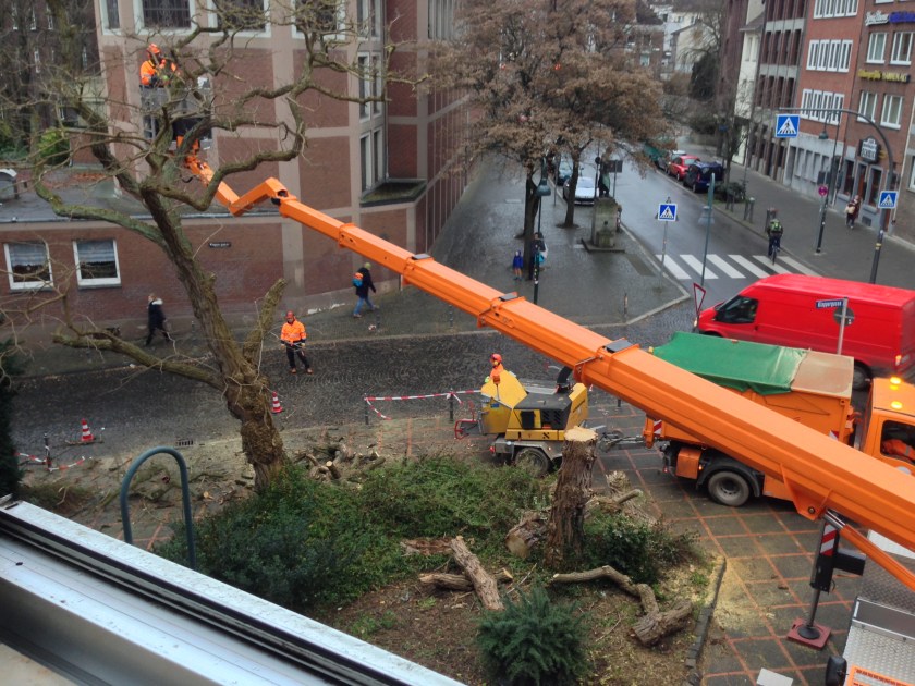 Baustelle Klappergasse Aachen