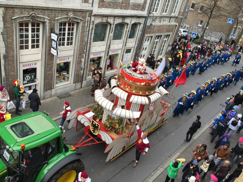 Märchenprinz Paul III. in der Jakobstraße. 