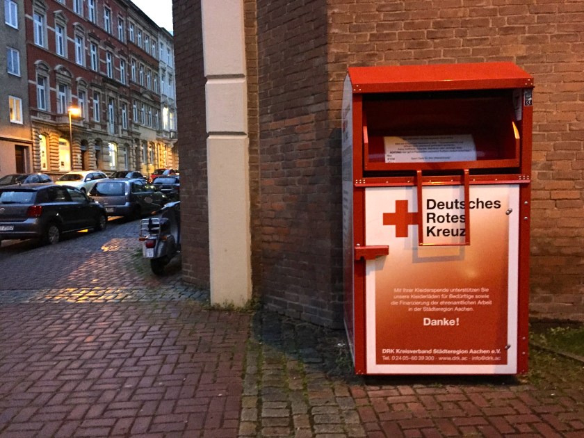 Der Anblickt täuscht: Der Container-Streit zwischen Stadt Aachen und DRK ist noch nicht beendet.